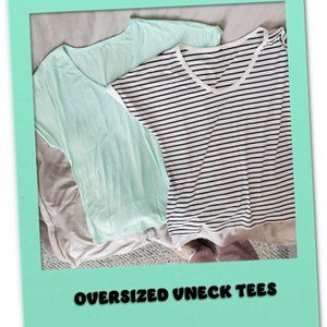 Boyfriend Vneck Tops